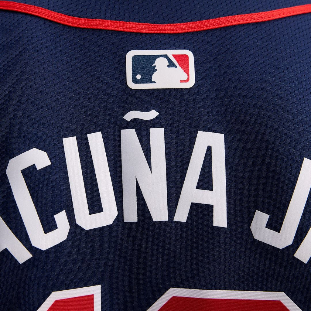 Atlanta Braves Ronald Acuña Jr. Women's Alternate Limited Jersey (Navy)