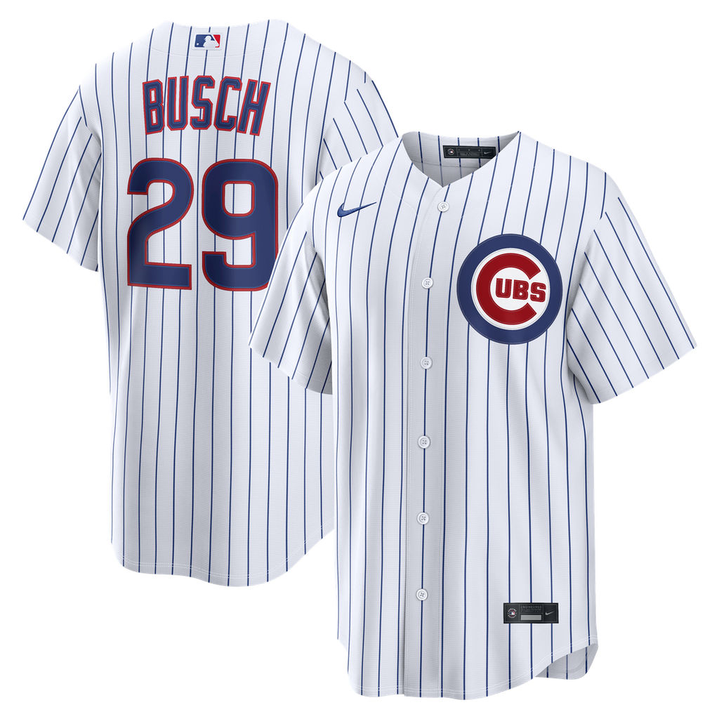 Chicago Cubs Michael Busch Home Replica Jersey (White)