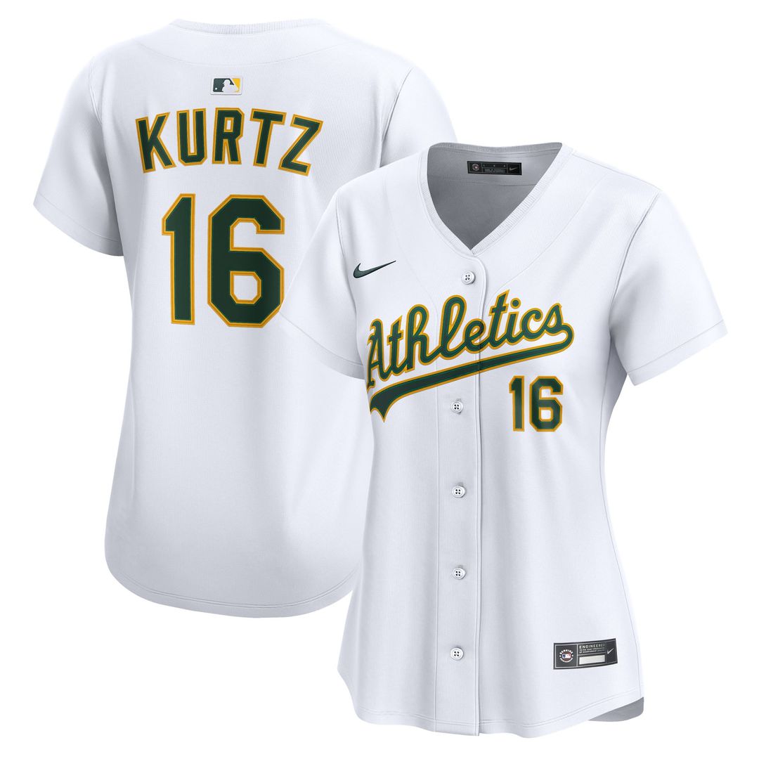 Athletics Nick Kurtz Women's Home Limited Jersey (White)