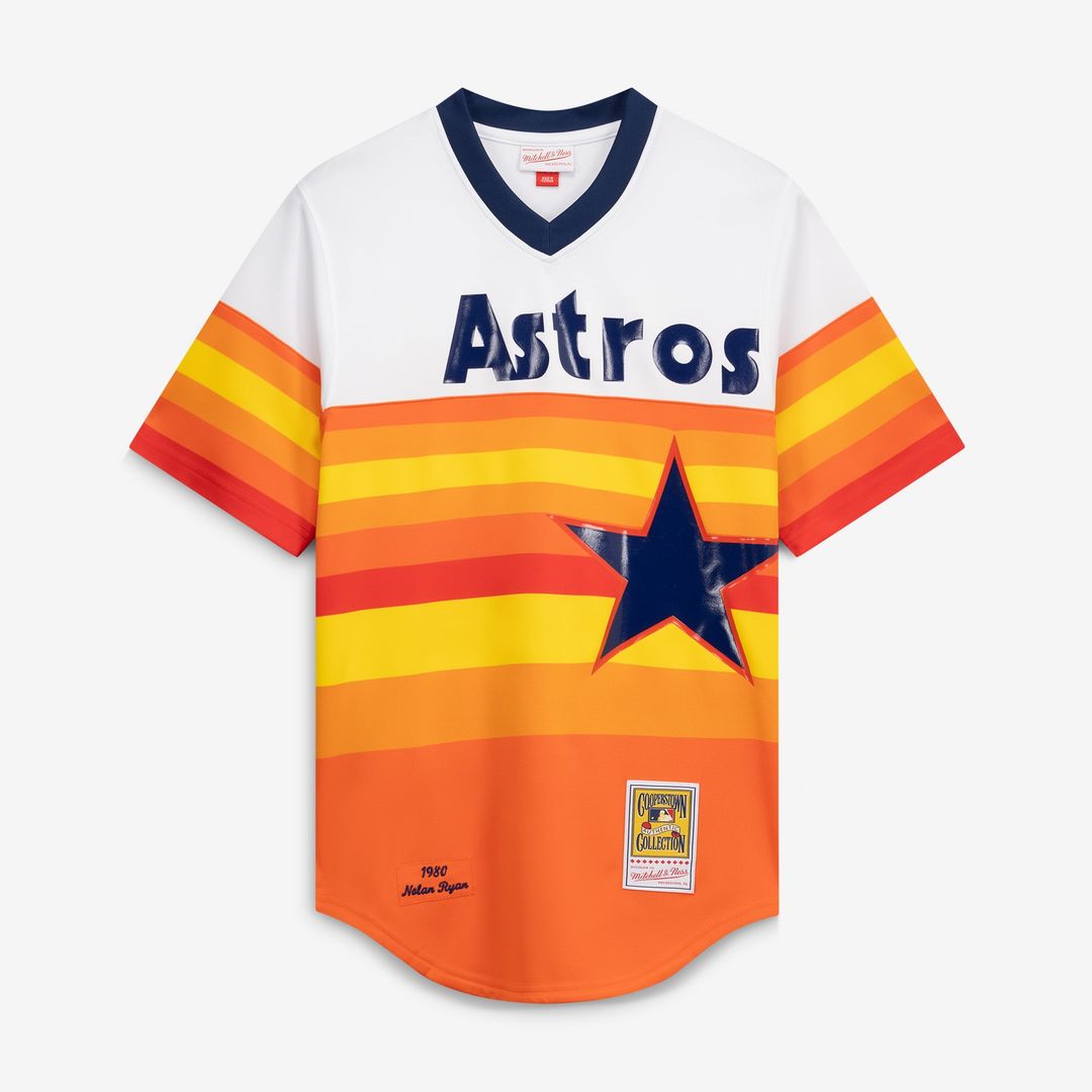 Houston Astros Nolan Ryan Throwback Authentic Jersey (White)