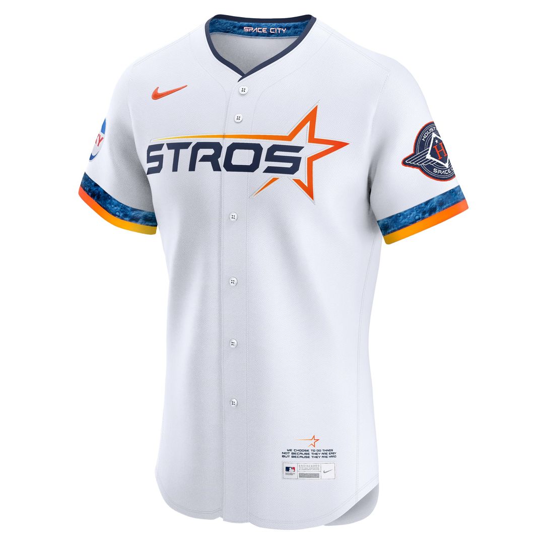Houston Astros 2025 City Connect Elite Jersey (White)