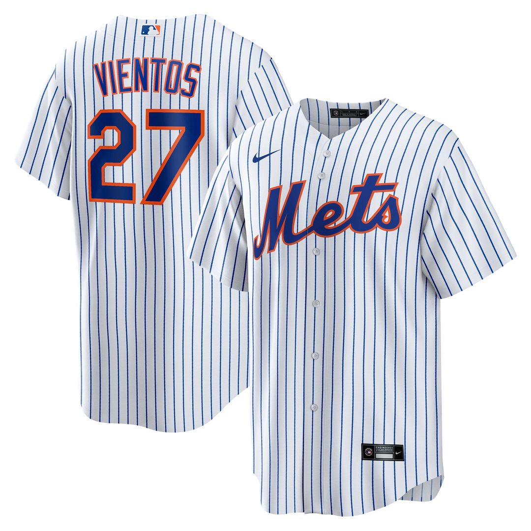 New York Mets Mark Vientos Home Replica Jersey (White)