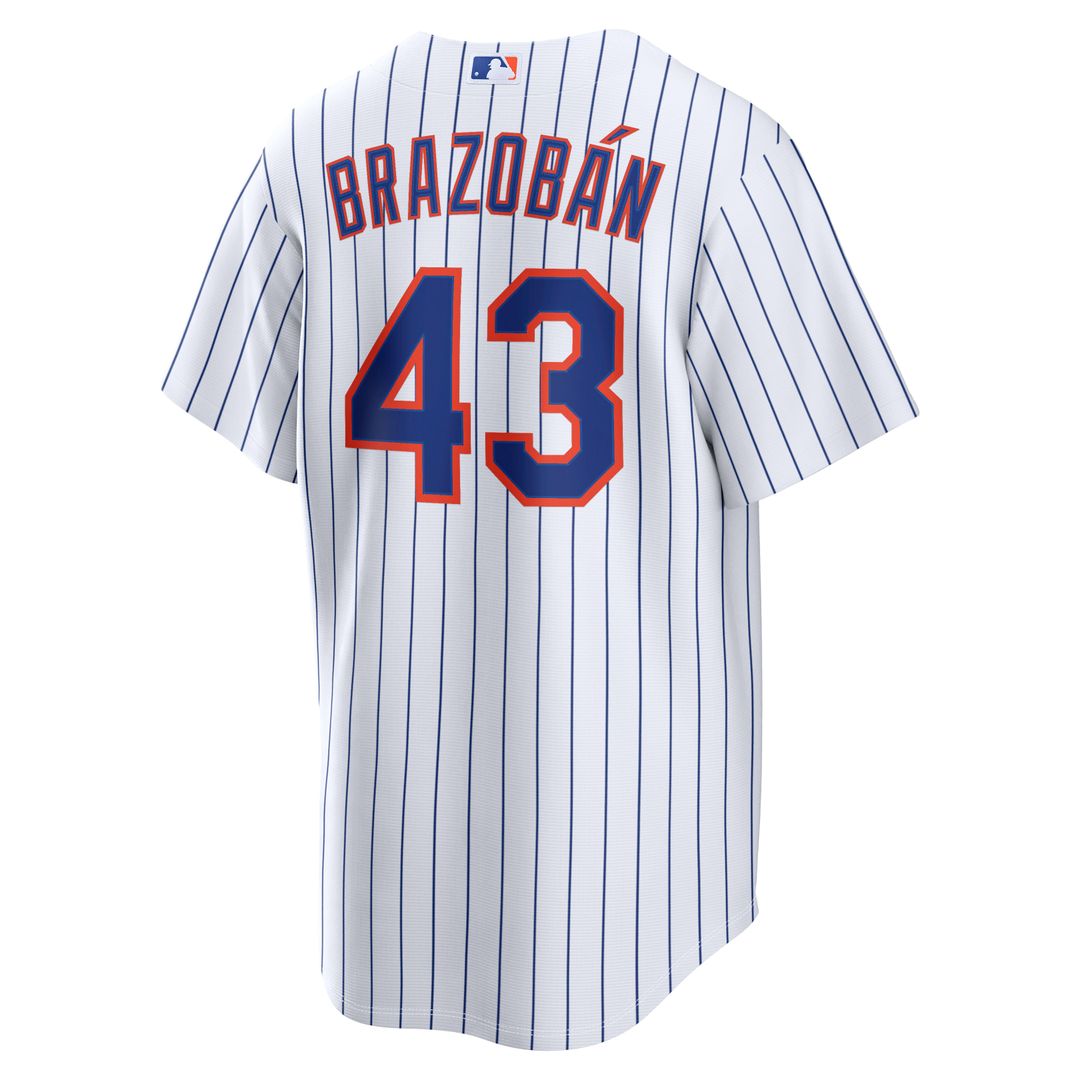 New York Mets Huascar Brazobán Home Replica Jersey (White)