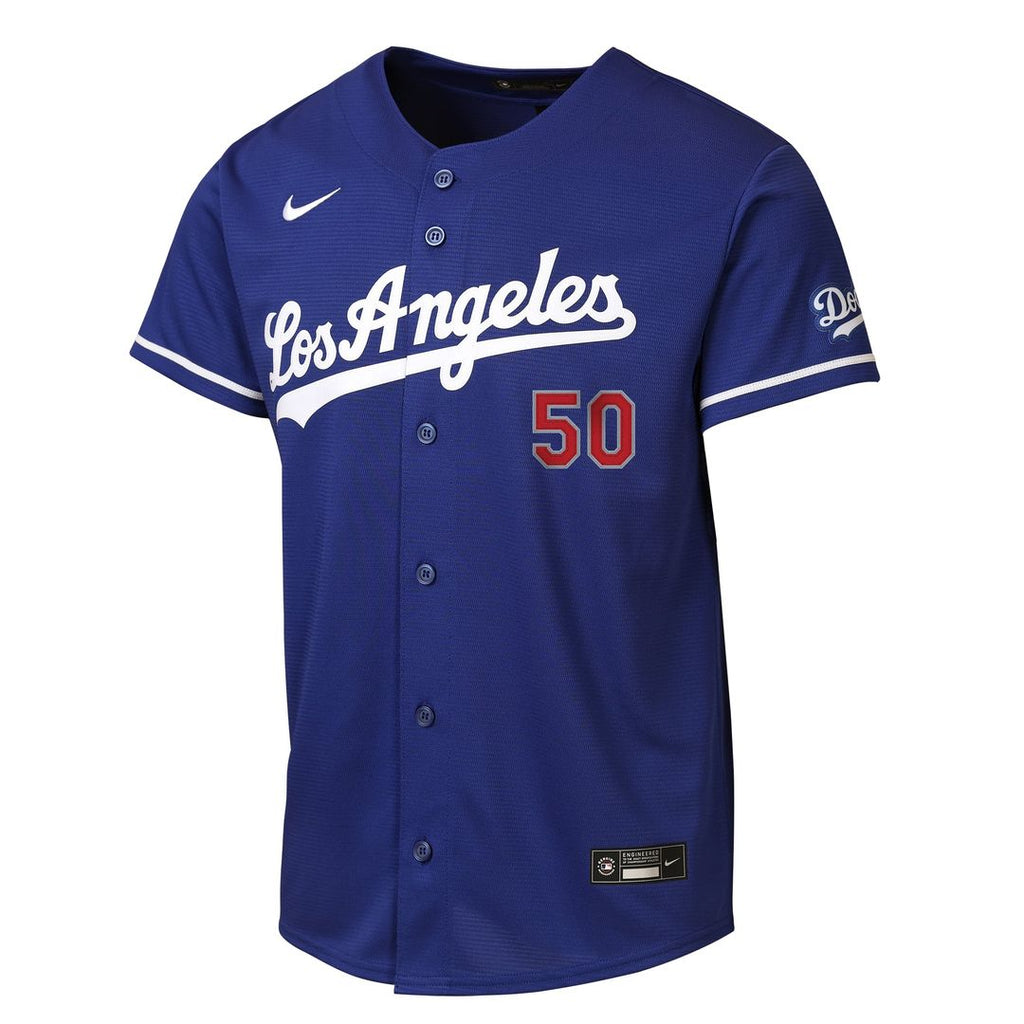 Los Angeles Dodgers Mookie Betts Youth Alternate Stadium Jersey (Royal)