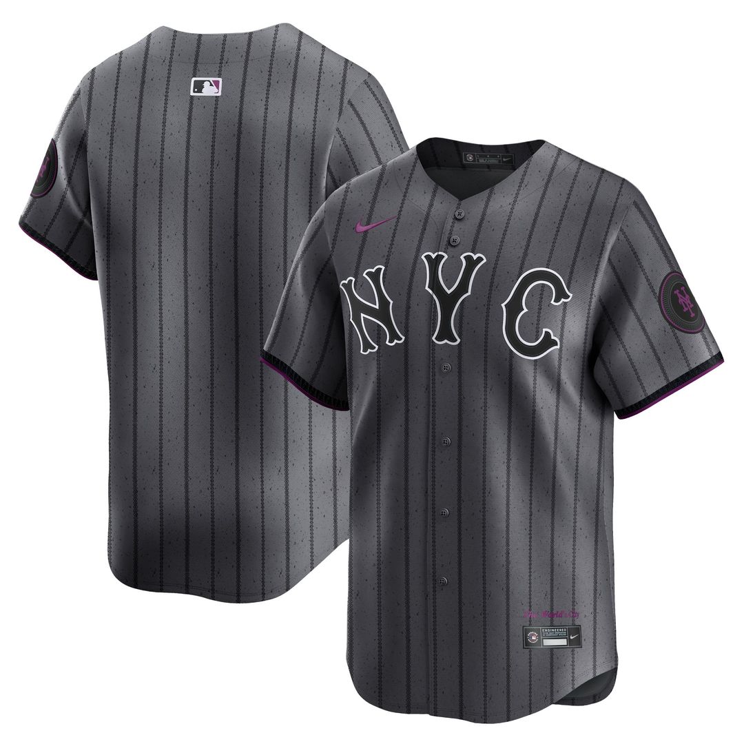 New York Mets 2024 City Connect Limited Jersey (Graphite)