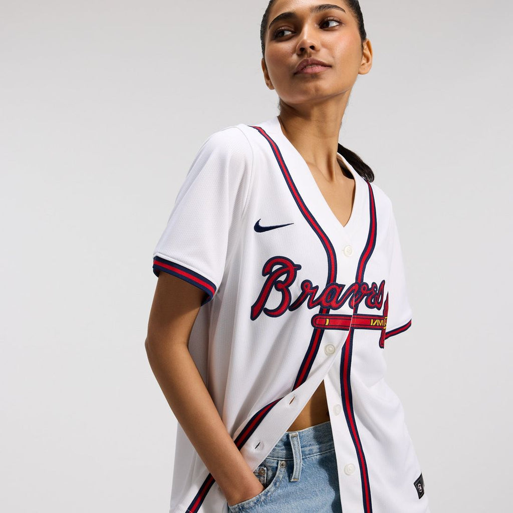 Atlanta Braves Home Women's Limited Jersey (White)