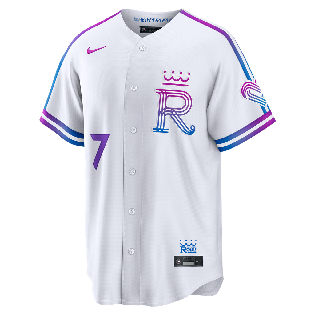 Kansas City Royals Bobby Witt Jr. 2026 City Connect Stadium Jersey (White)