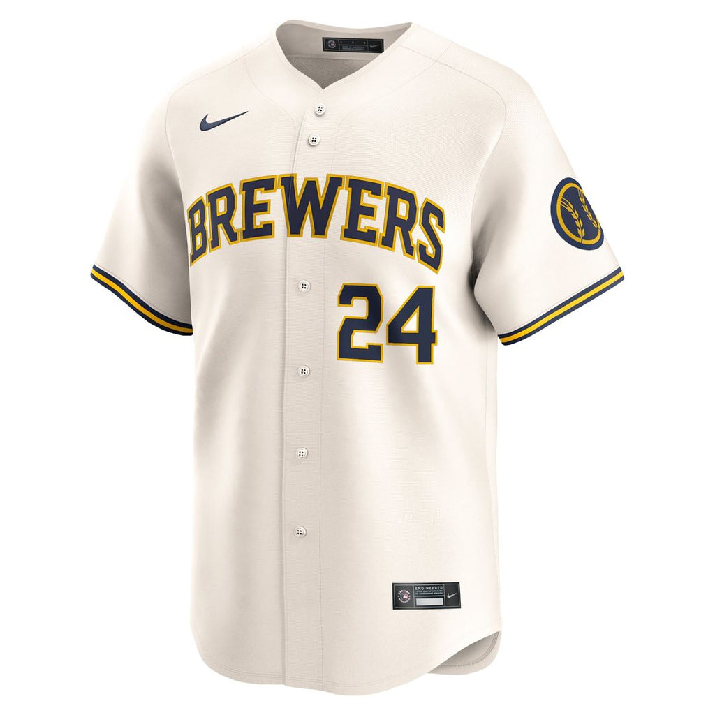 Milwaukee Brewers William Contreras Home Limited Jersey (Cream)