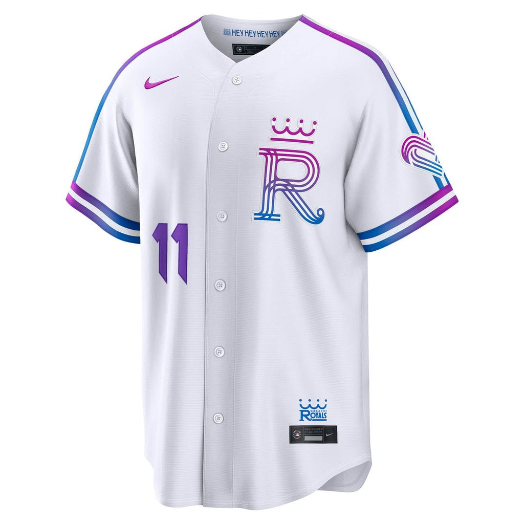 Kansas City Royals Maikel Garcia 2026 City Connect Stadium Jersey (White)