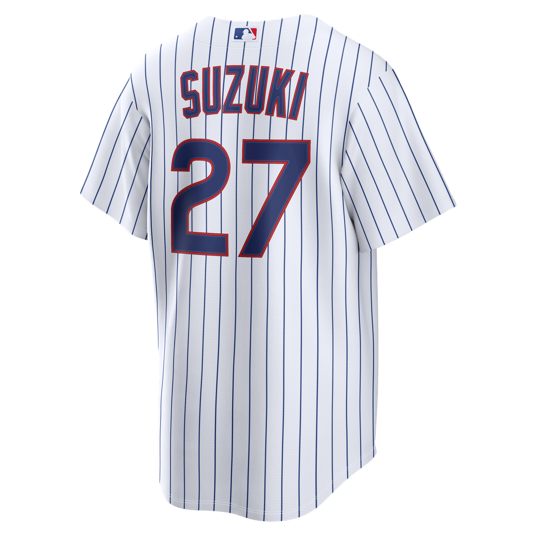 Chicago Cubs Seiya Suzuki Home Replica Jersey (White)