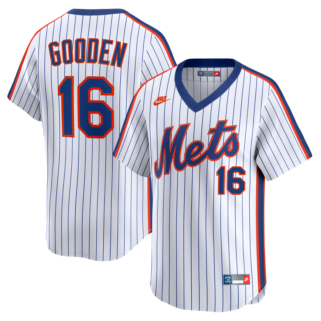 New York Mets Dwight Gooden Cooperstown Limited Jersey (White)