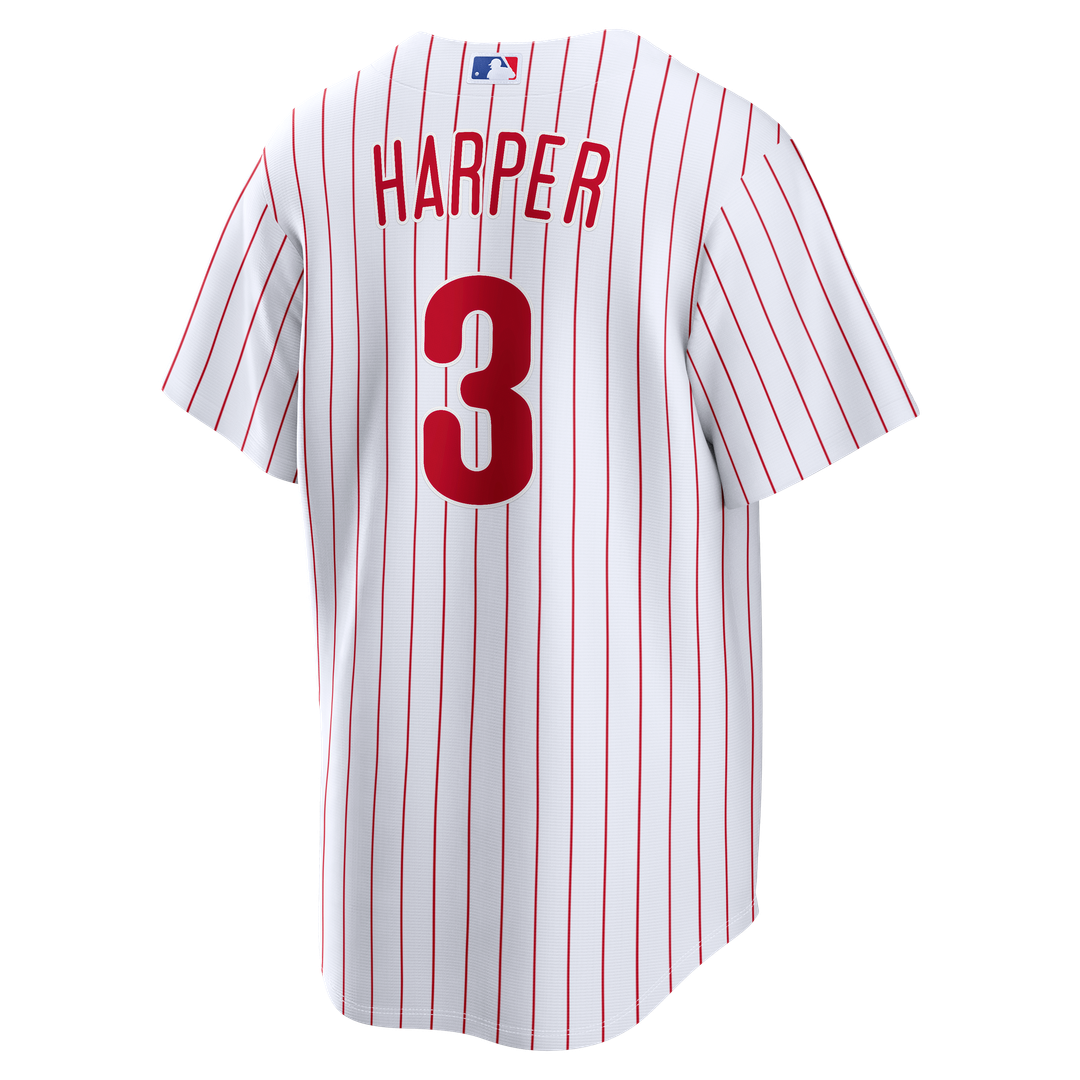Philadelphia Phillies Bryce Harper Home Replica Jersey (White)