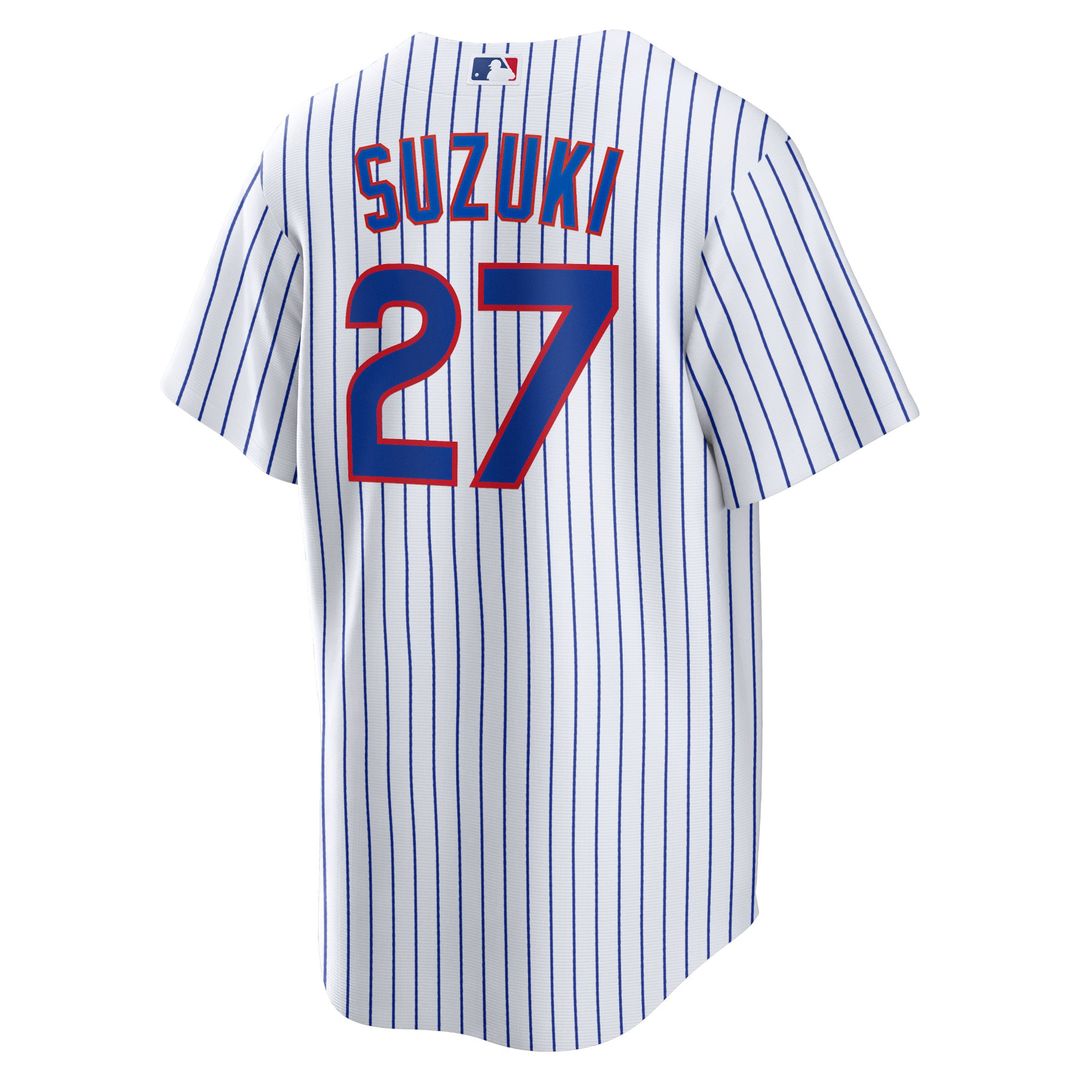 Chicago Cubs Seiya Suzuki Home Replica Jersey (White)