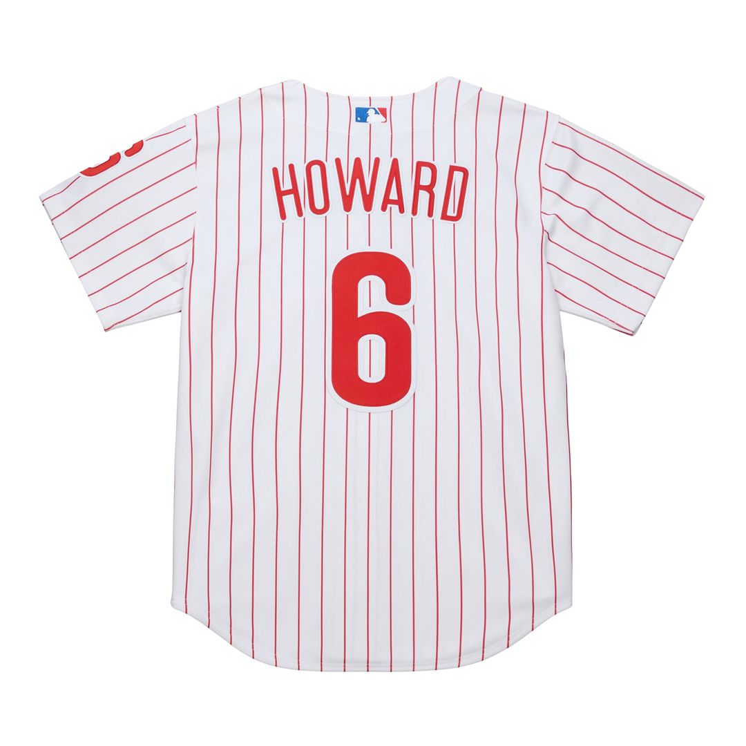 Philadelphia Phillies Ryan Howard Cooperstown Authentic Jersey (White)