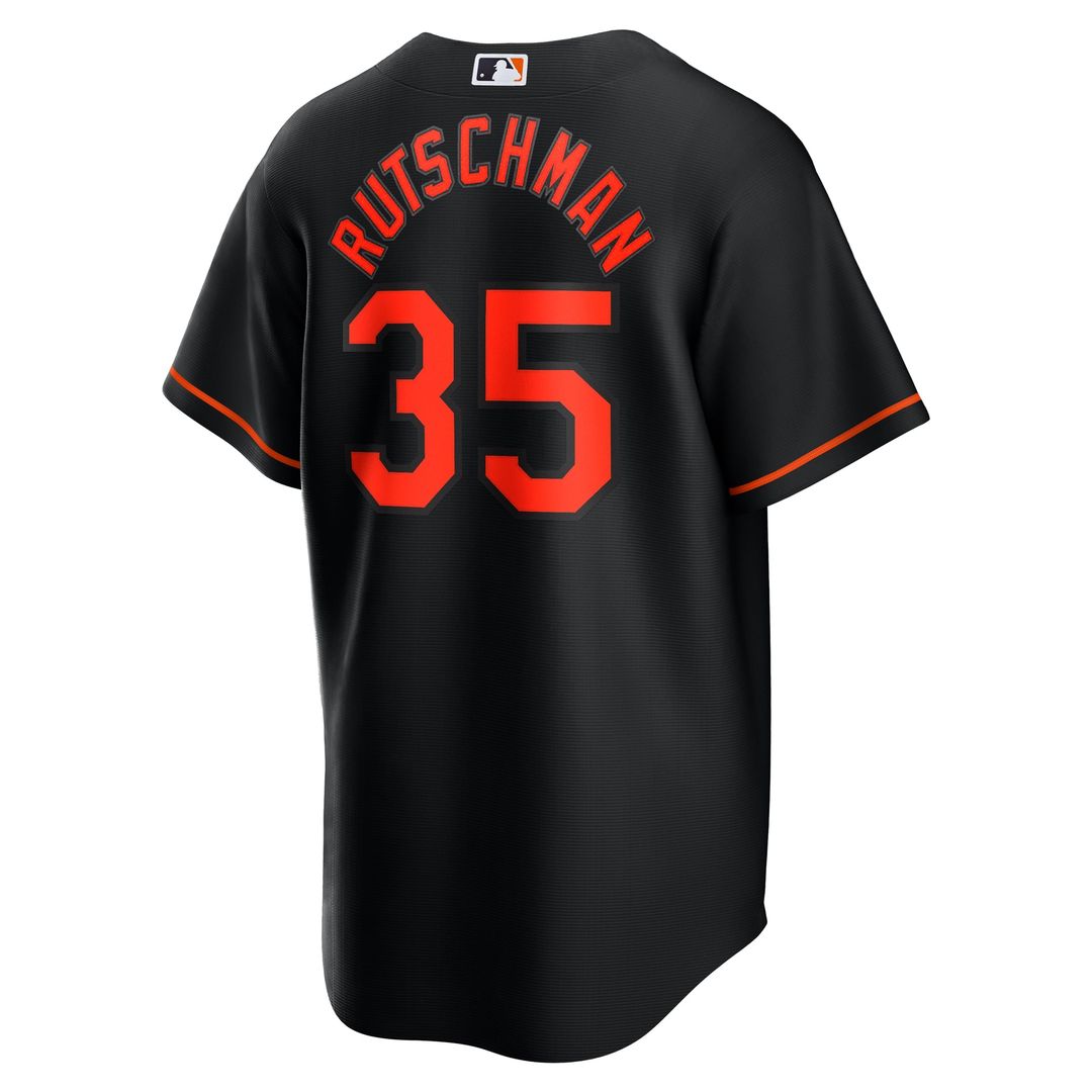 Baltimore Orioles Adley Rutschman Alternate Replica Jersey (Black)
