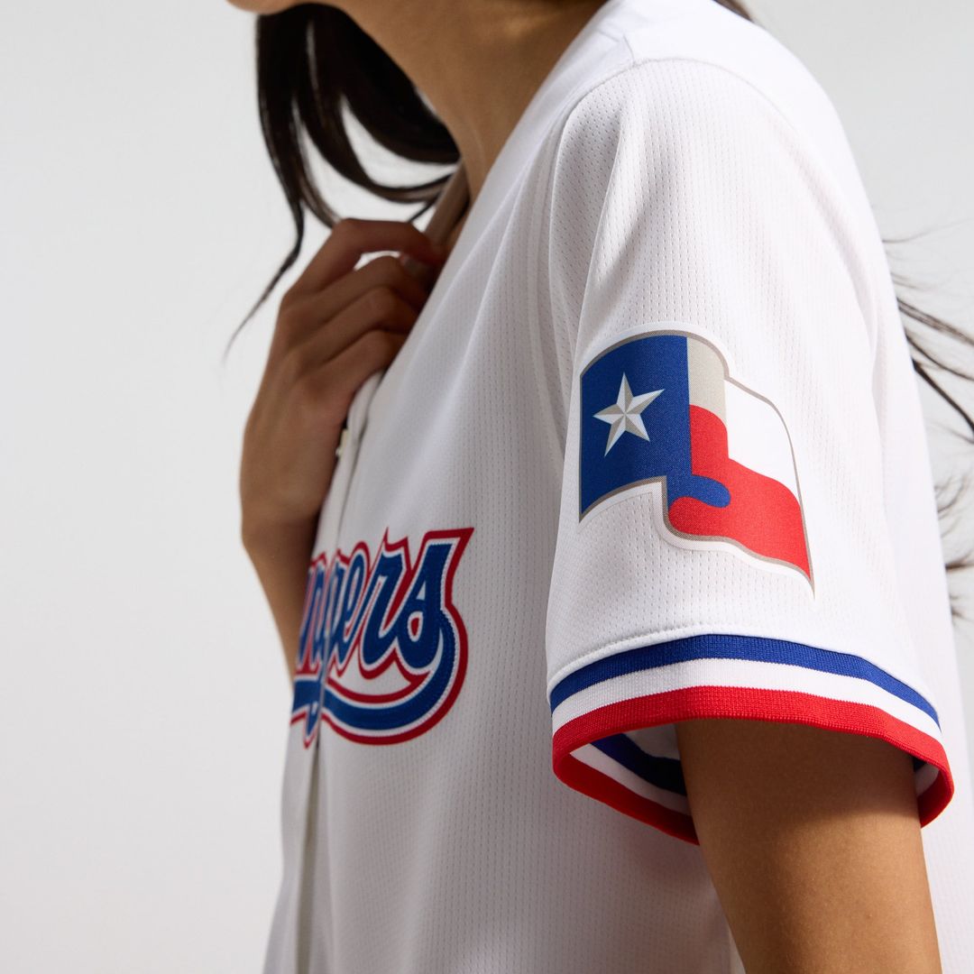 Texas Rangers Women's Home Limited Jersey (White)
