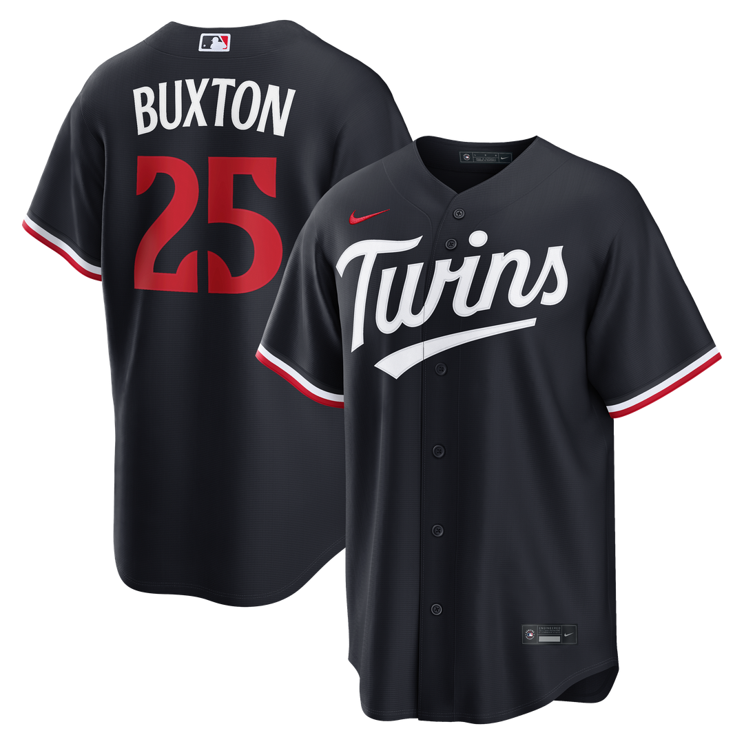 Minnesota Twins Byron Buxton Alternate Replica Jersey (Navy)