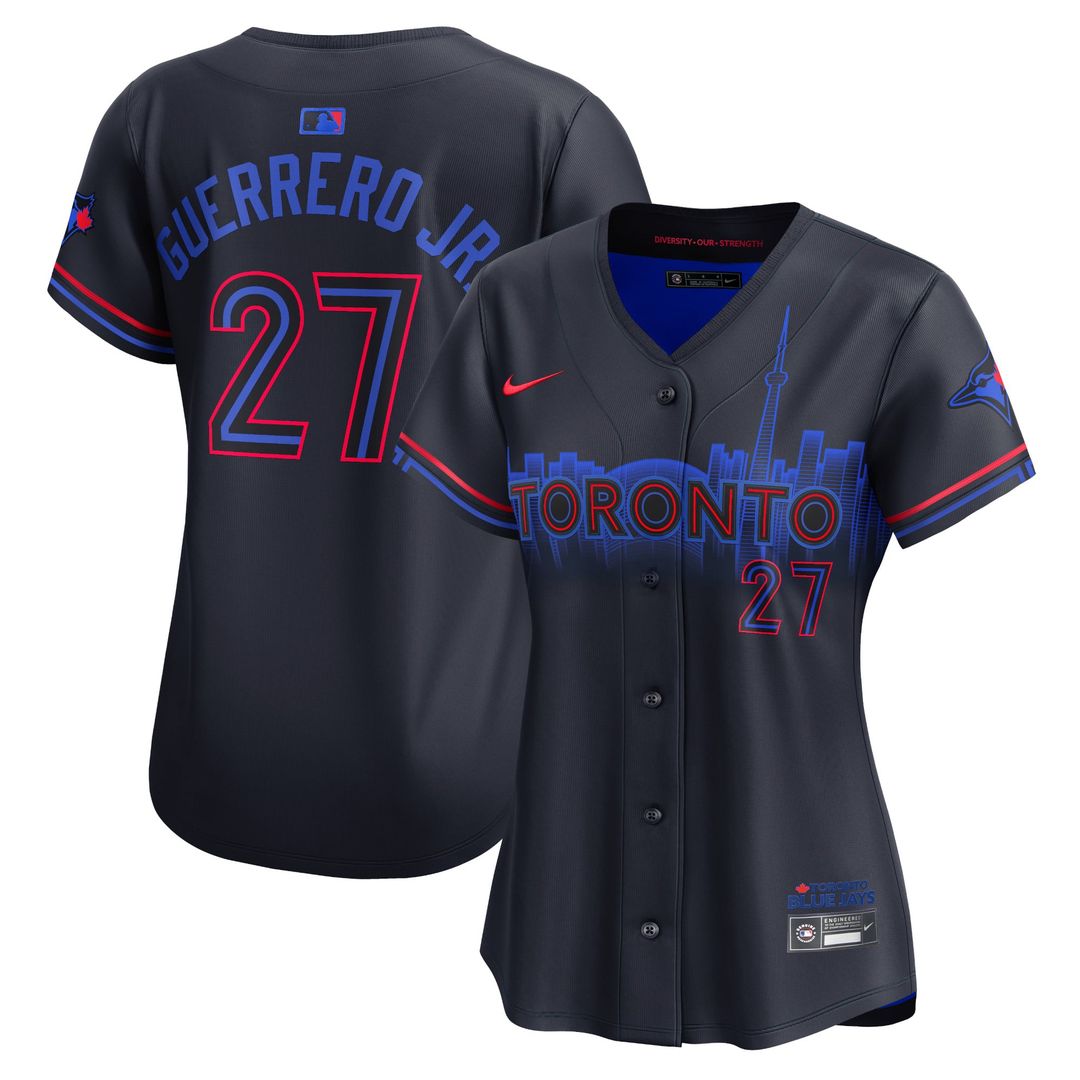 Toronto Blue Jays Vladimir Guerrero Jr. Women's 2024 City Connect Limited Jersey (Navy)
