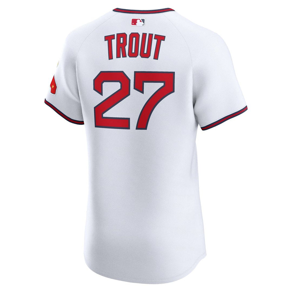 Los Angeles Angels Mike Trout Alternate 2 Elite Jersey (White)