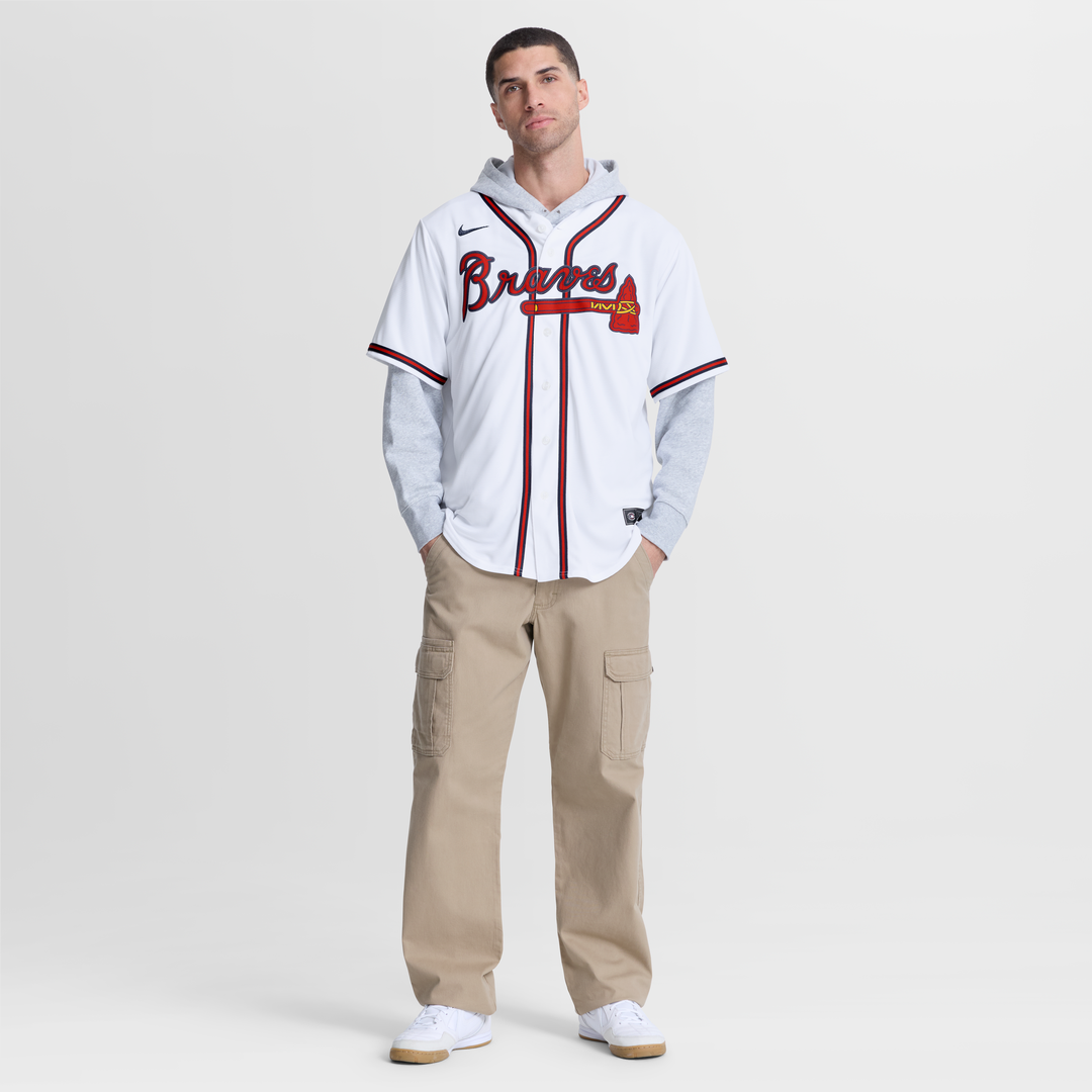 Atlanta Braves Grant Holmes Home Replica Jersey (White)