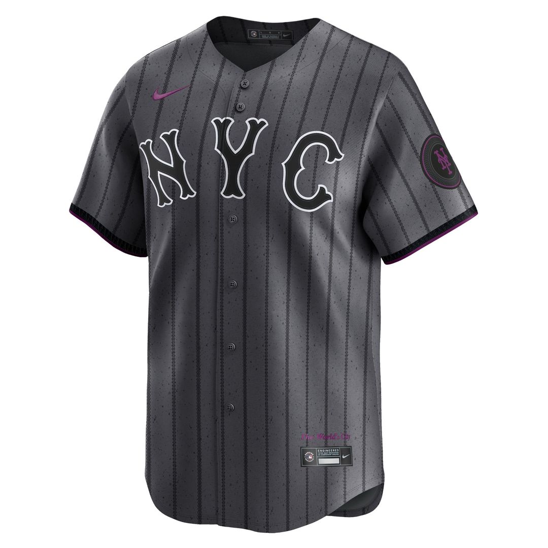 New York Mets 2024 City Connect Limited Jersey (Graphite)