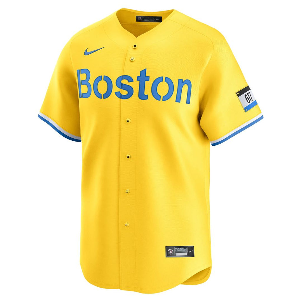 Boston Red Sox David Ortiz City Connect Retired Player Jersey (Gold)