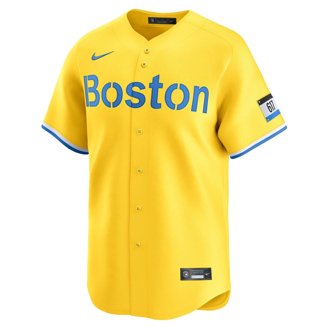 Boston Red Sox David Ortiz City Connect Retired Player Jersey (Gold)