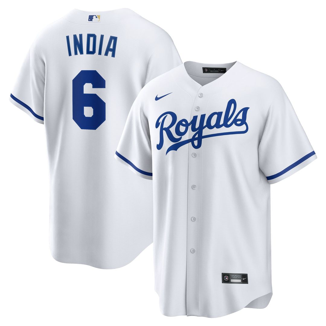 Kansas City Royals Jonathan India Home Replica Jersey (White)