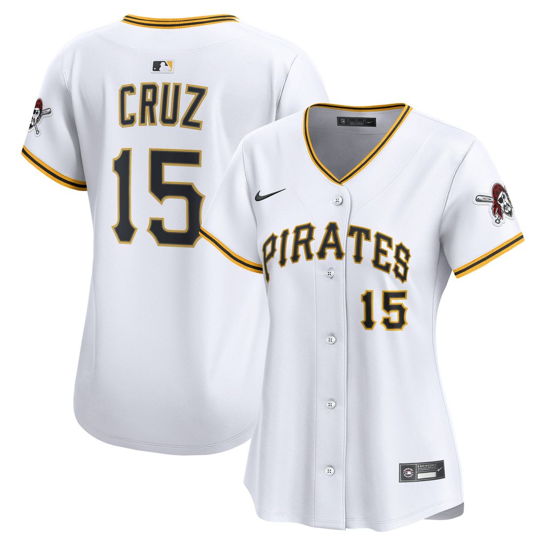 Pittsburgh Pirates Oneil Cruz Women's Home Limited Jersey (White)