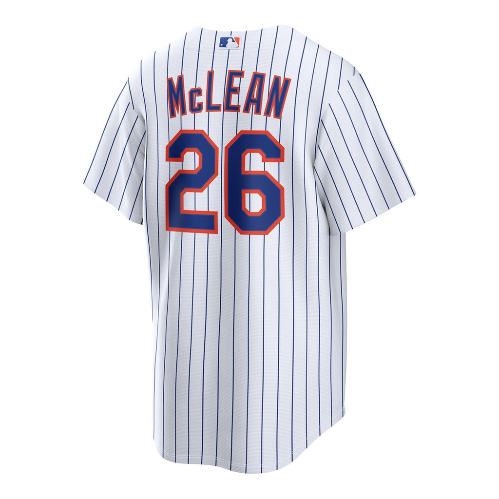 New York Mets Nolan McLean Home Replica Jersey (White)