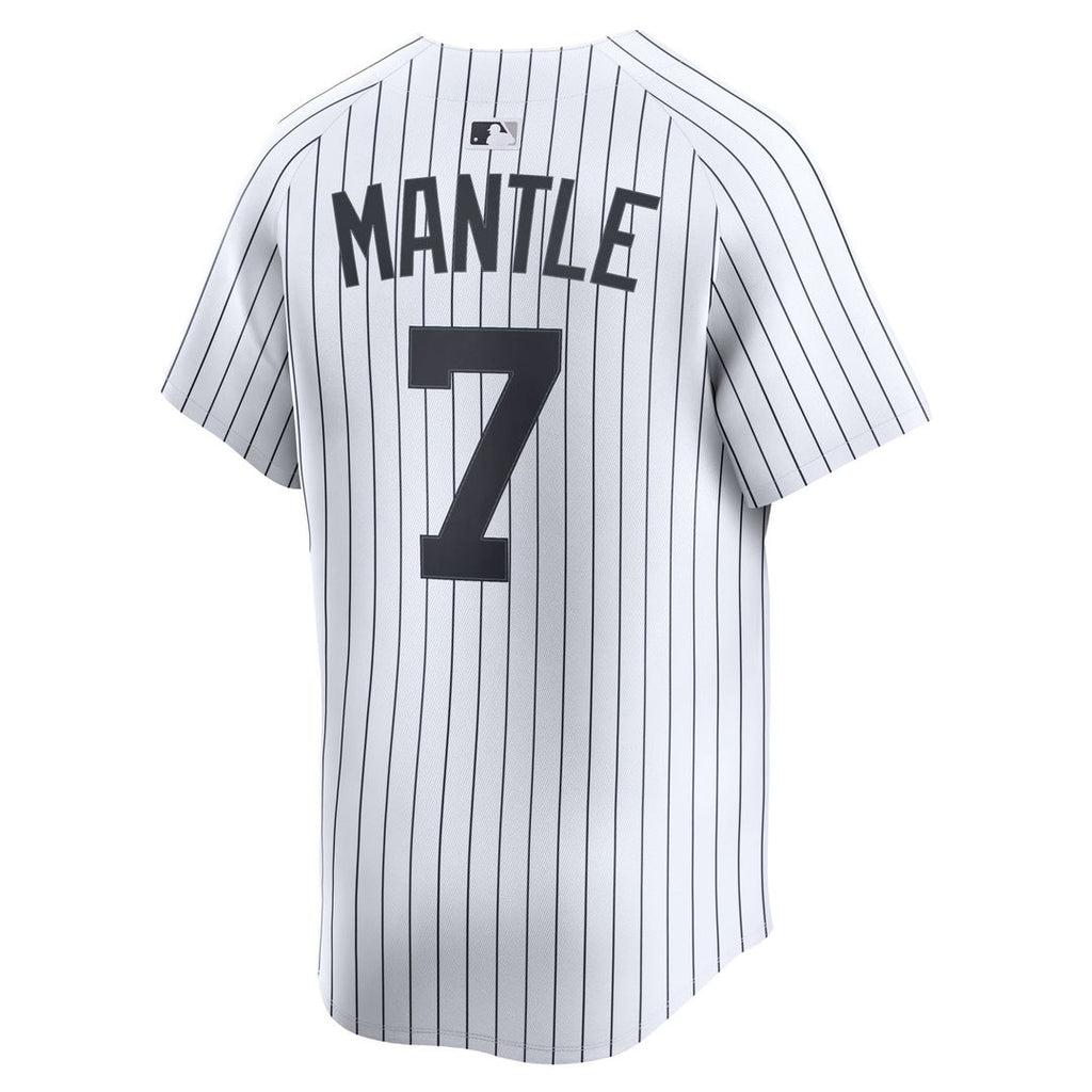 New York Yankees Mickey Mantle Home Limited Jersey (White)
