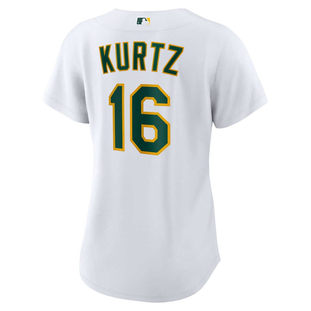 Athletics Nick Kurtz Women's Home Replica Jersey (White)
