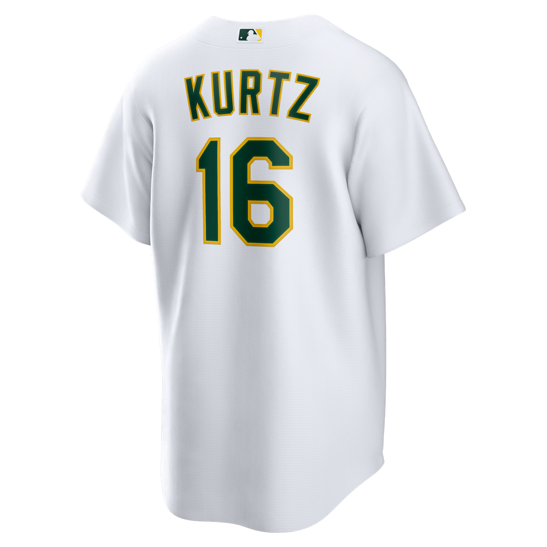 Athletics Nick Kurtz Home Replica Jersey (White)