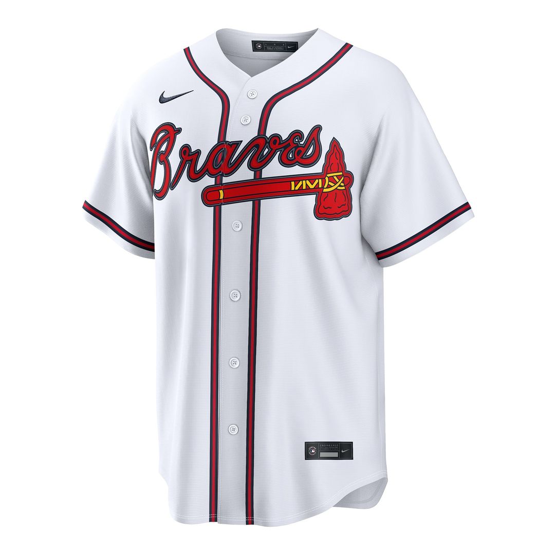 Atlanta Braves Spencer Schwellenbach Home Replica Jersey (White)