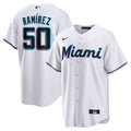 Miami Marlins Agustín Ramírez Home Replica Jersey (White)