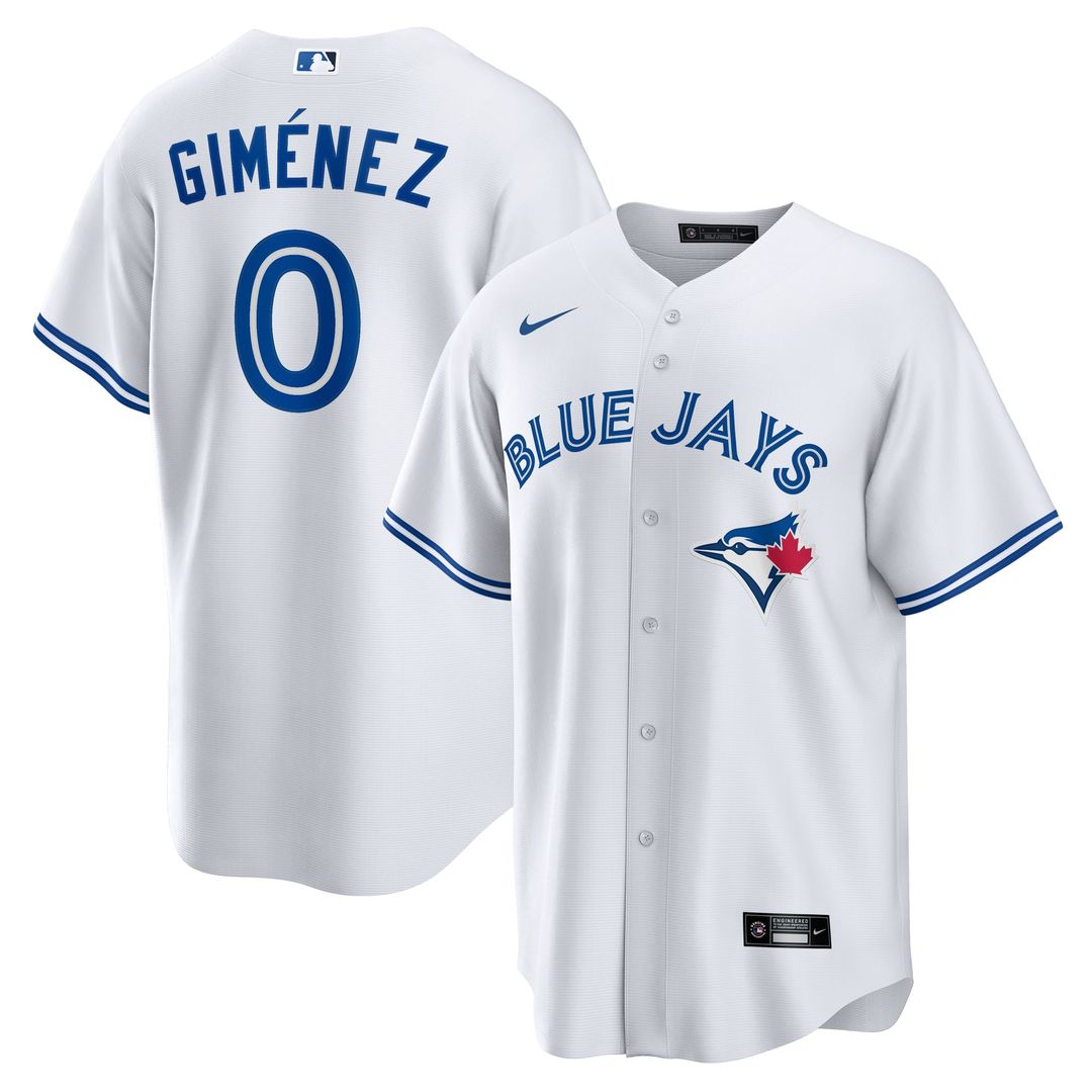 Toronto Blue Jays Andres Gimenez Home Replica Jersey (White)