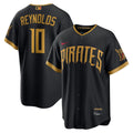 Pittsburgh Pirates Bryan Reynolds 2026 City Connect Stadium Jersey (Black)
