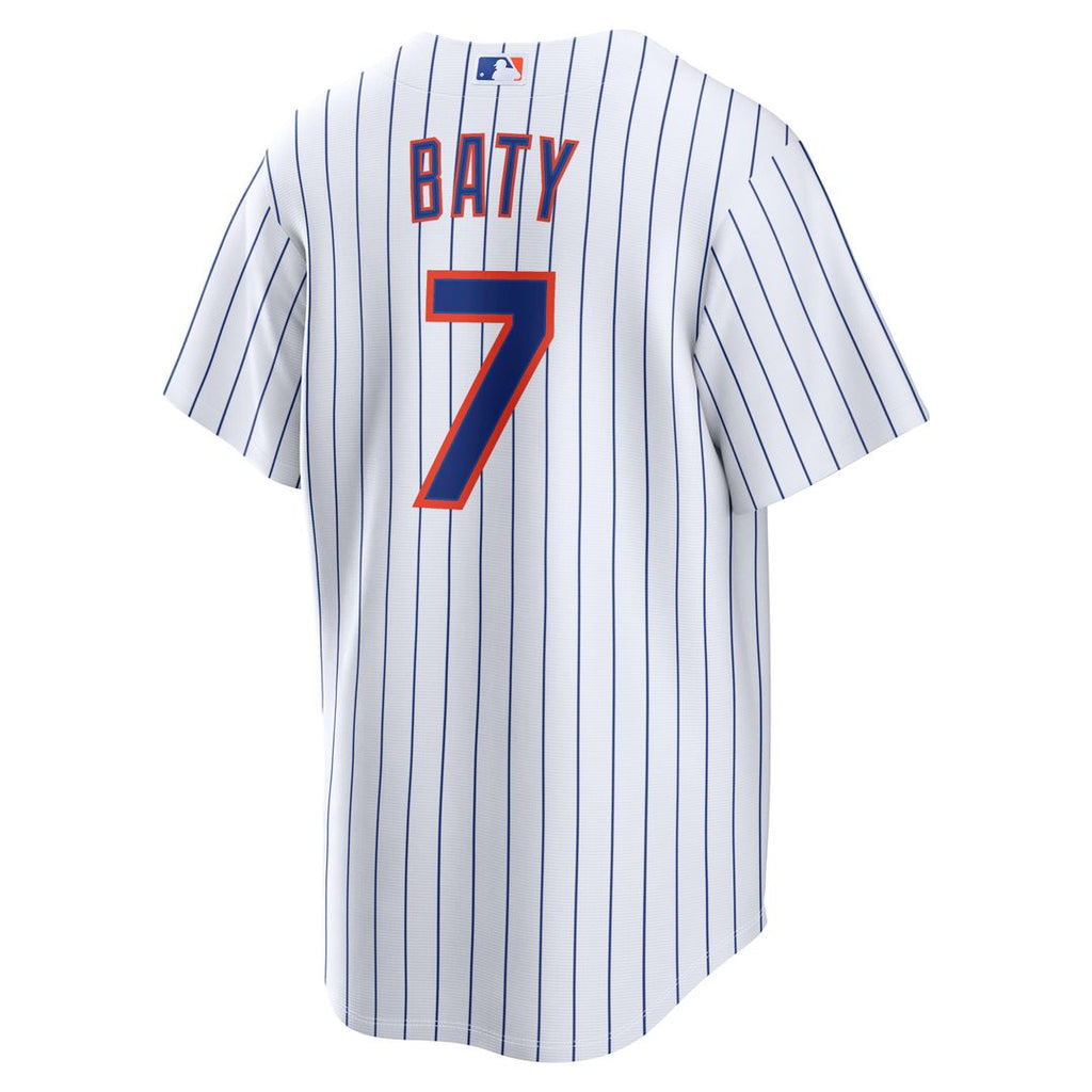 New York Mets Brett Baty Home Replica Jersey (White)