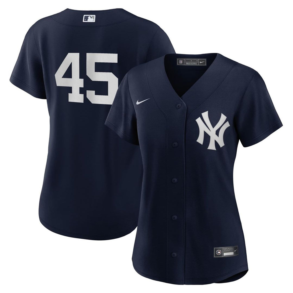 New York Yankees Gerrit Cole Women's Alternate Replica Jersey (Navy)