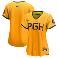 Pittsburgh Pirates Women's City Connect Limited Jersey (Gold)