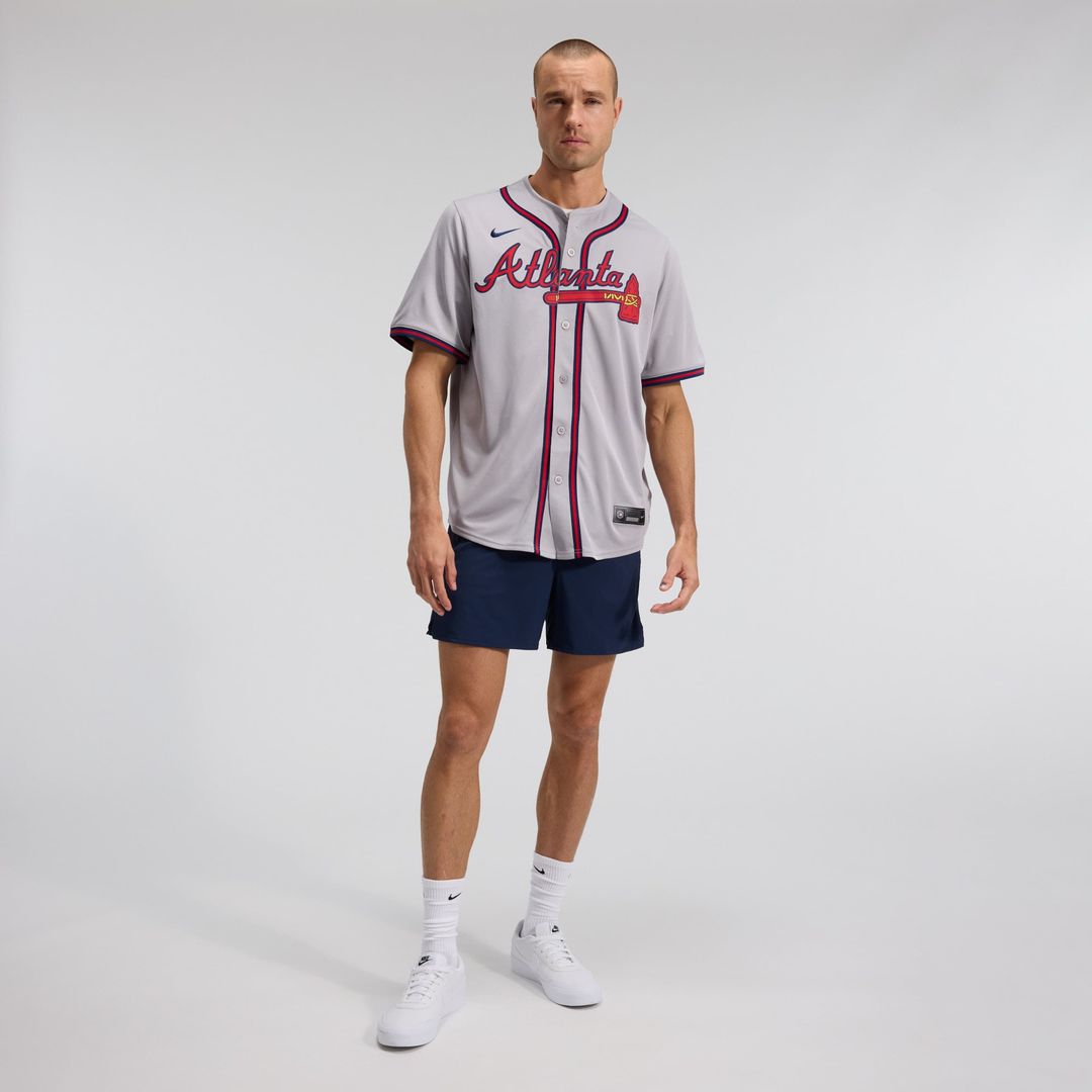 Atlanta Braves Ozzie Albies Road Limited Jersey (Gray)