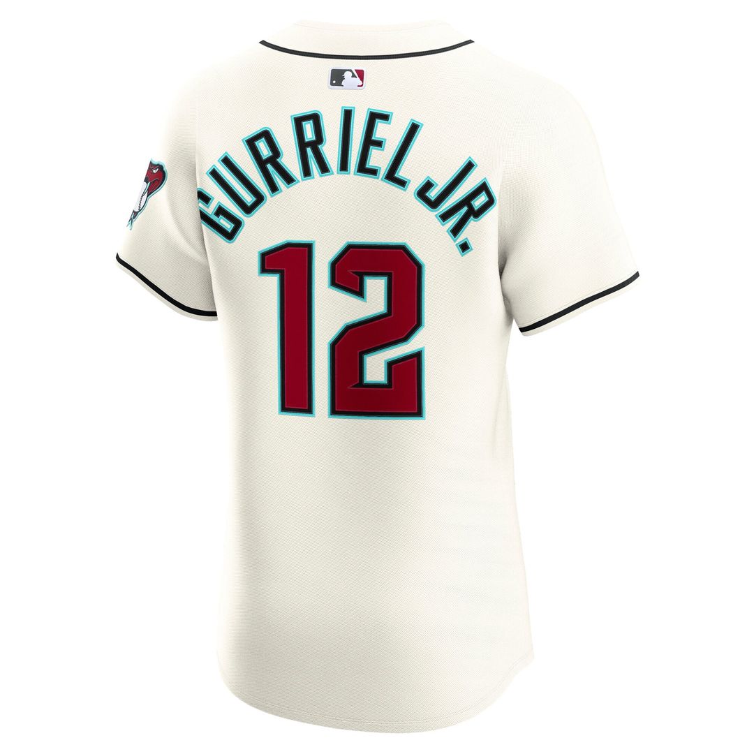 Arizona Diamondbacks Lourdes Gurriel Jr. Home Elite Jersey (Cream)