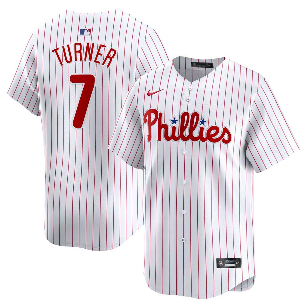 Philadelphia Phillies Trea Turner Youth Home Limited Jersey (White)