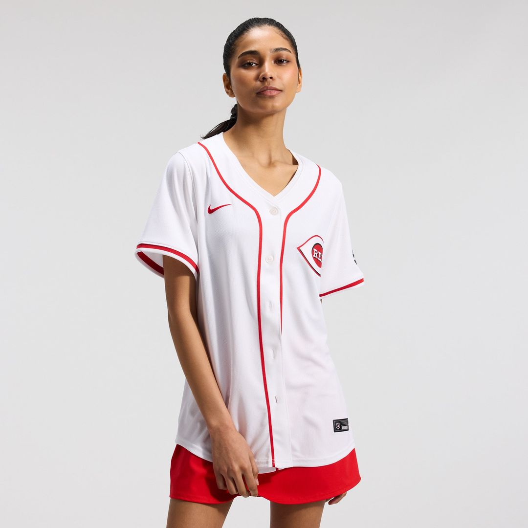 Cincinnati Reds Women's Home Limited Jersey (White)