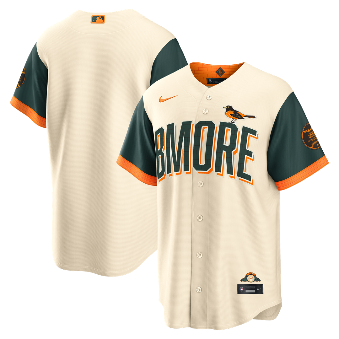 Baltimore Orioles 2026 City Connect Stadium Jersey (Cream)