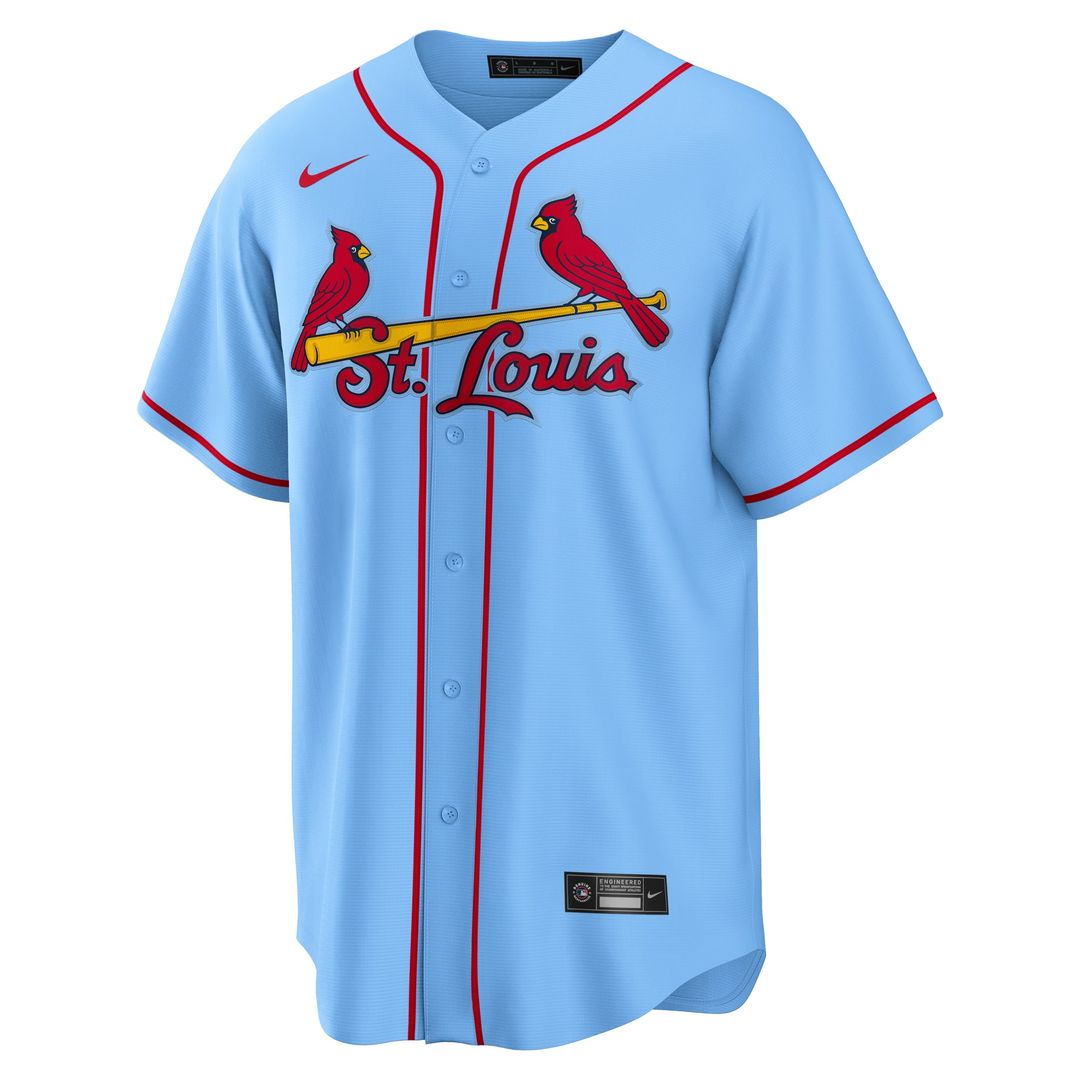 St. Louis Cardinals Lars Nootbaar Alternate Replica Jersey (Light Blue)