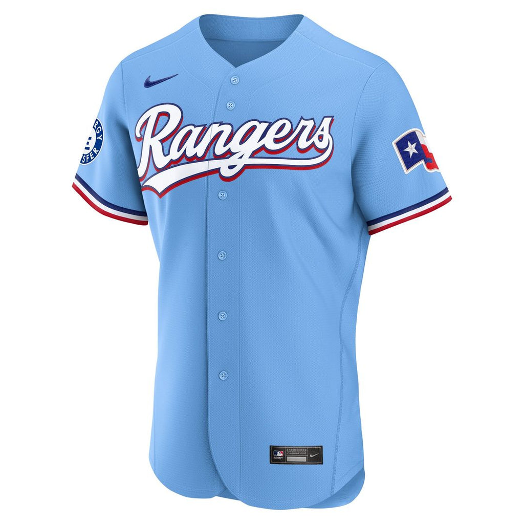 Texas Rangers Alternate Authentic Jersey (Light Blue)