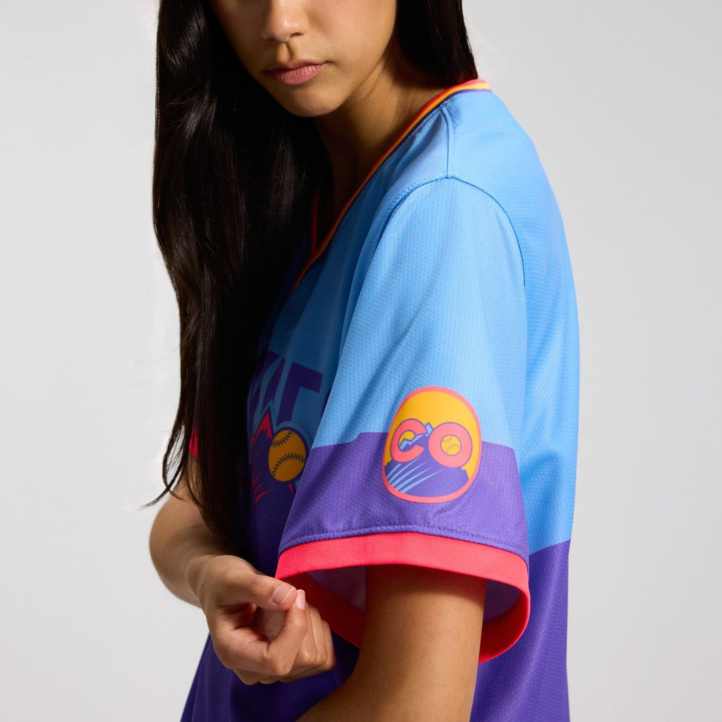 Colorado Rockies Women's 2025 City Connect Limited Jersey (Purple/Light Blue)