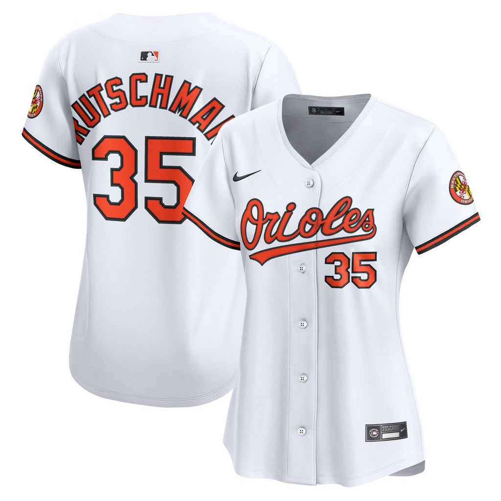 Baltimore Orioles Adley Rutschman Women's Home Limited Jersey (White)