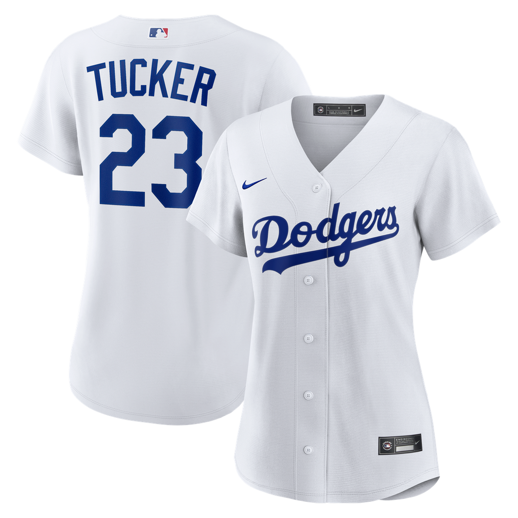 Los Angeles Dodgers Kyle Tucker Women's Home Replica Jersey (White)